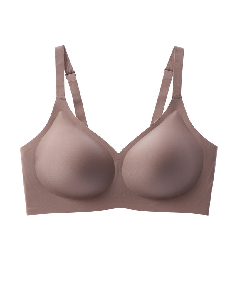 Women's Wire-Free Seamless Push-Up Comfortable Plus Size Bra