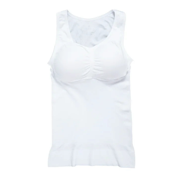 Women Tummy Control Camisole With Built In Bra |  Breathable & Stretchable