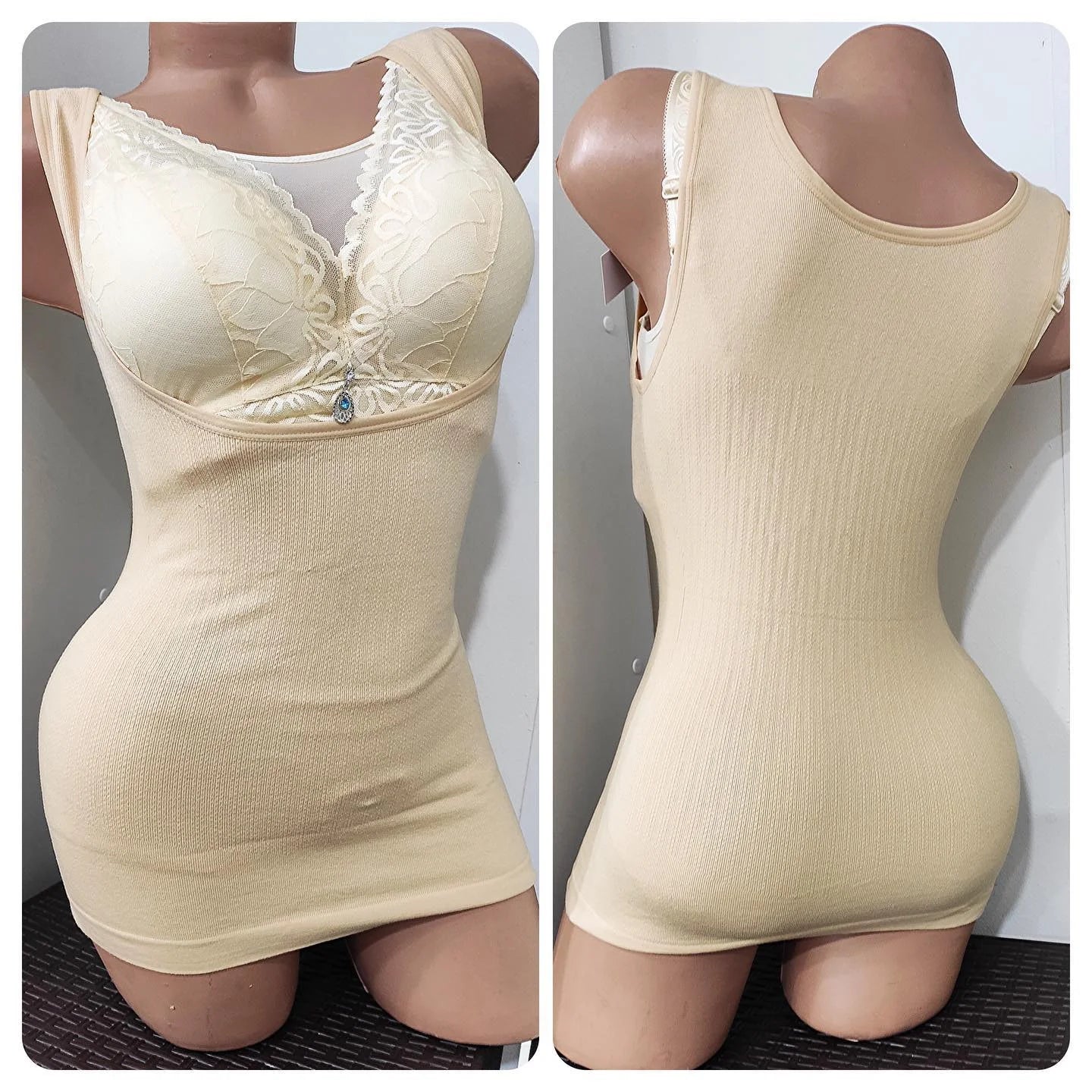 Women Warm Fleece Body Warmer Body Inner Sleeveless Body Shaper