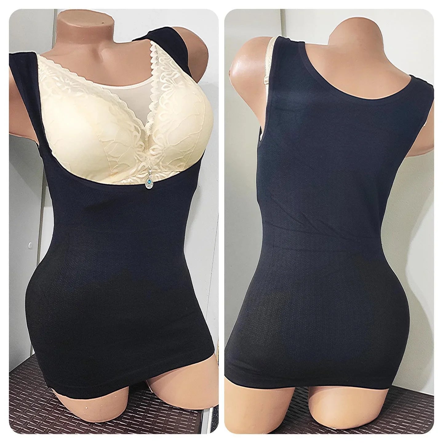 Women Warm Fleece Body Warmer Body Inner Sleeveless Body Shaper