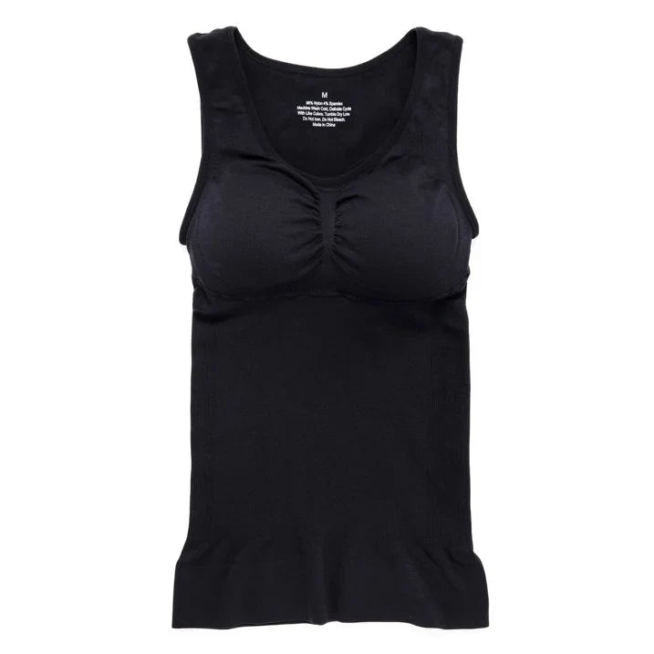 Women Tummy Control Camisole With Built In Bra |  Breathable & Stretchable