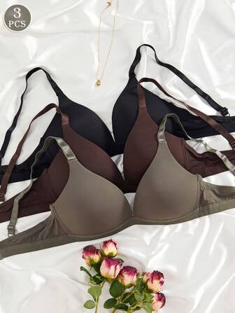 Women Smart T-Shirt Bra Soft Padded Wireless