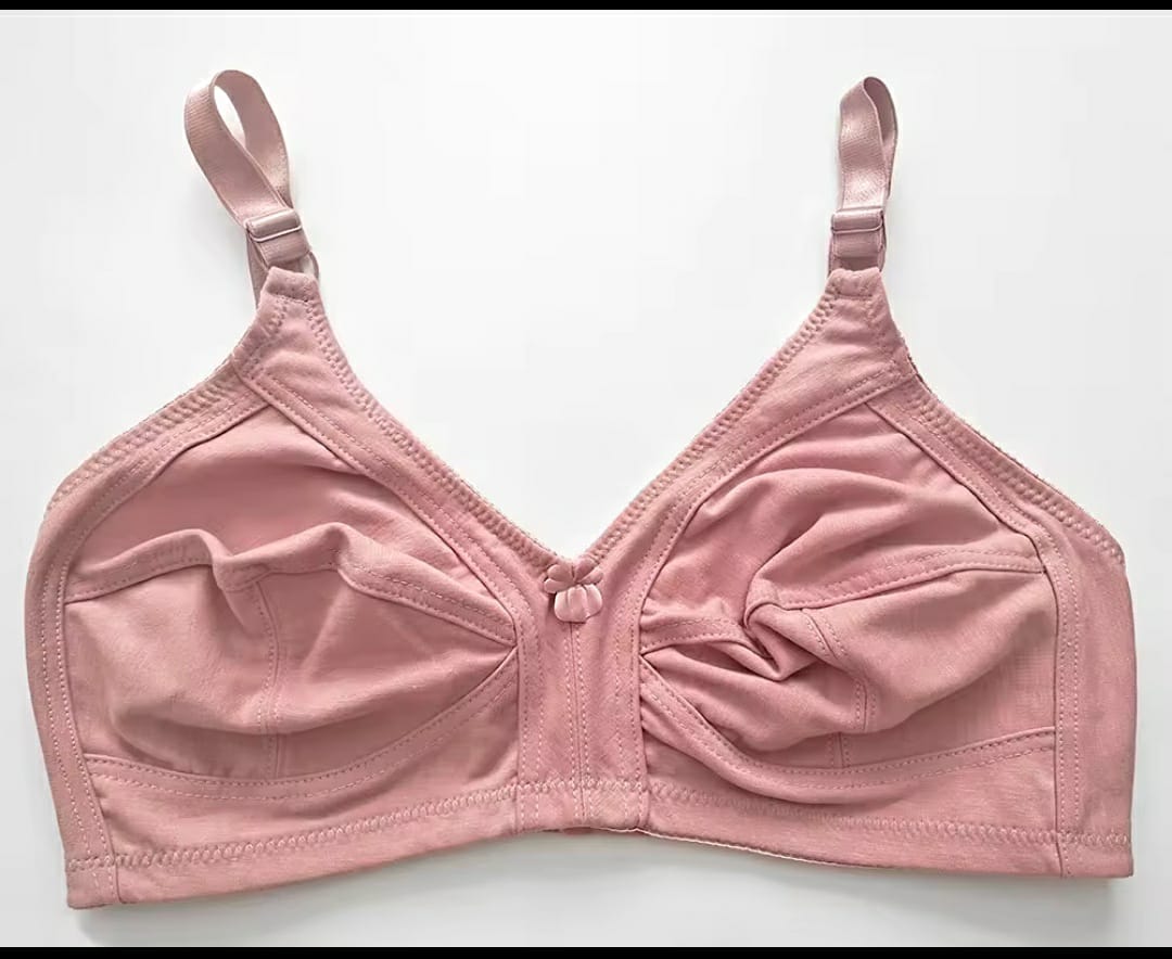 50% OFF | PACK OF 3 IMPORTED PURE STRETCHABLE COTTON BRA